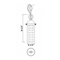 C5801B- 12V MR16 LED Tree Pendant Light
