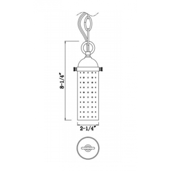 C5801B- 12V MR16 LED Tree Pendant Light